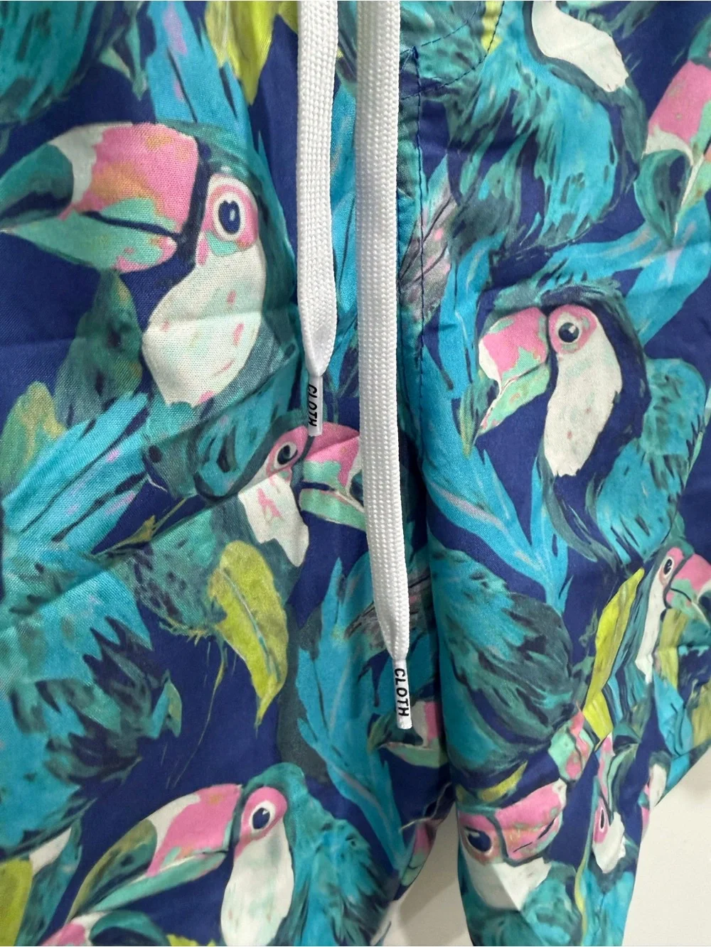 men's Brooklyn Cloth Kent Ave Volley Swim Trunks in size L, featuring a vibrant,